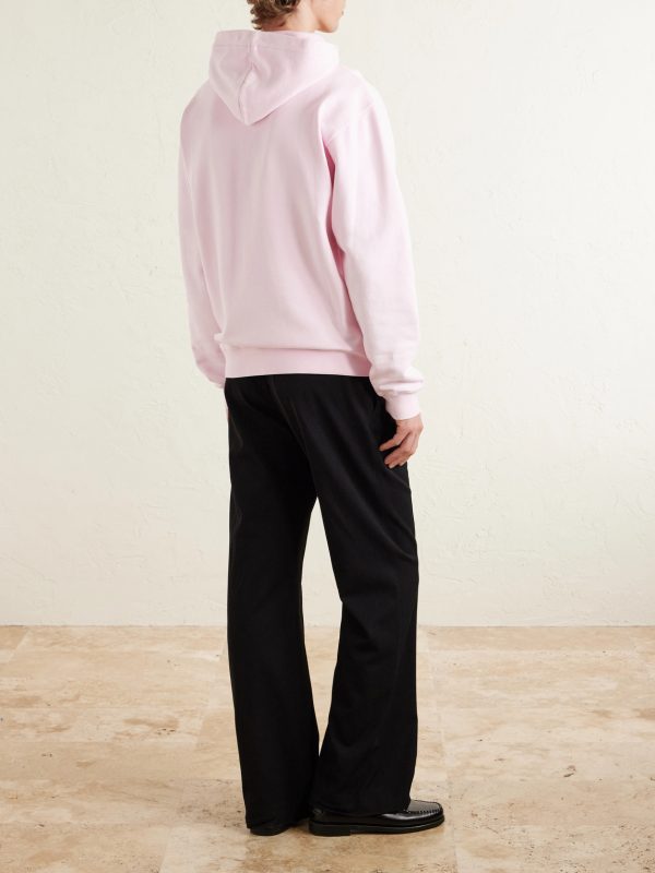 Logo-Appliquéd Cotton-Jersey Hoodie - BK