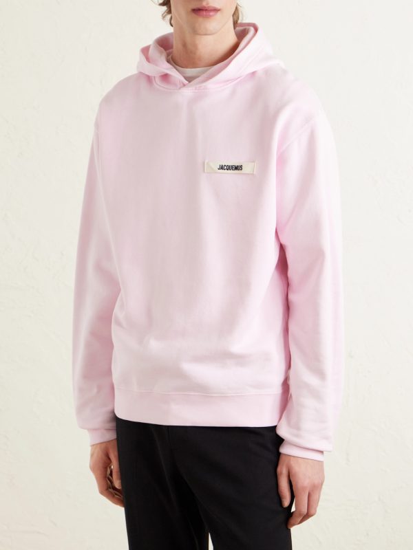 Logo-Appliquéd Cotton-Jersey Hoodie - FR