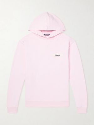 Logo-Appliquéd Cotton-Jersey Hoodie