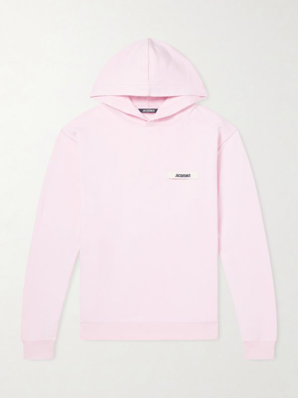 Logo-Appliquéd Cotton-Jersey Hoodie