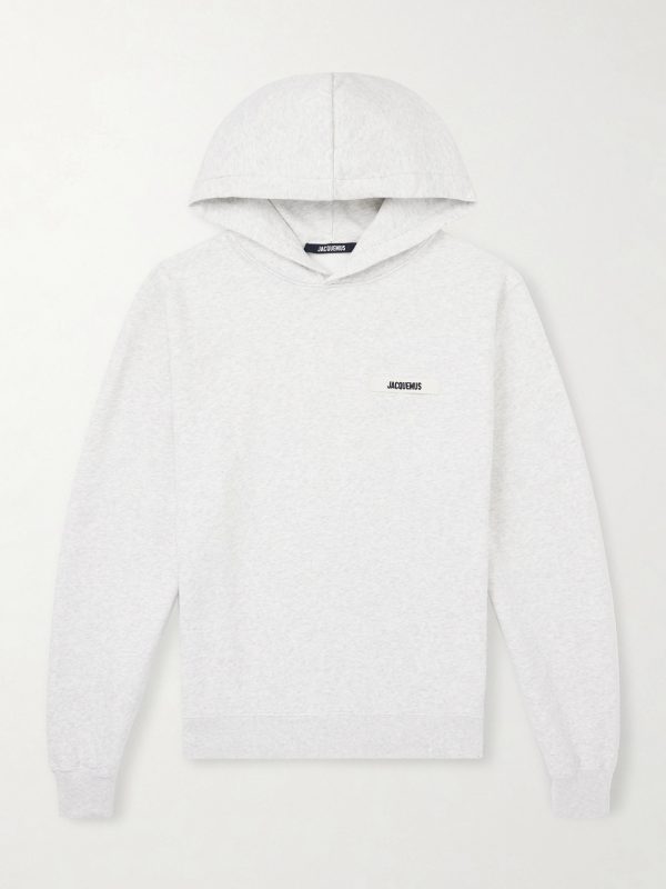 Logo-Appliquéd Cotton-Jersey Hoodie
