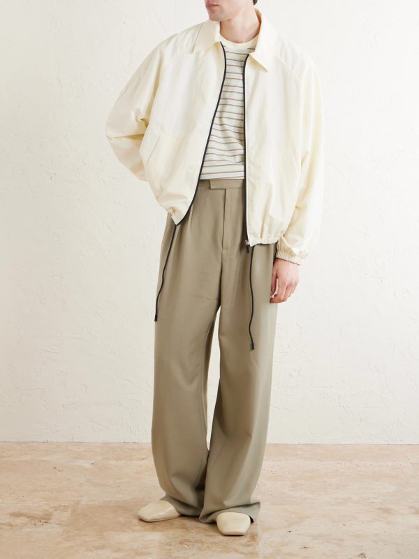 Logo-Embroidered Shell Bomber Jacket - OU