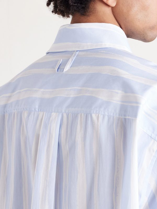 Striped Cotton-Poplin Shirt - CU Striped Cotton-Poplin Shirt - CU