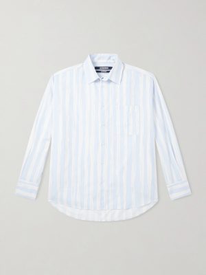 Striped Cotton-Poplin Shirt