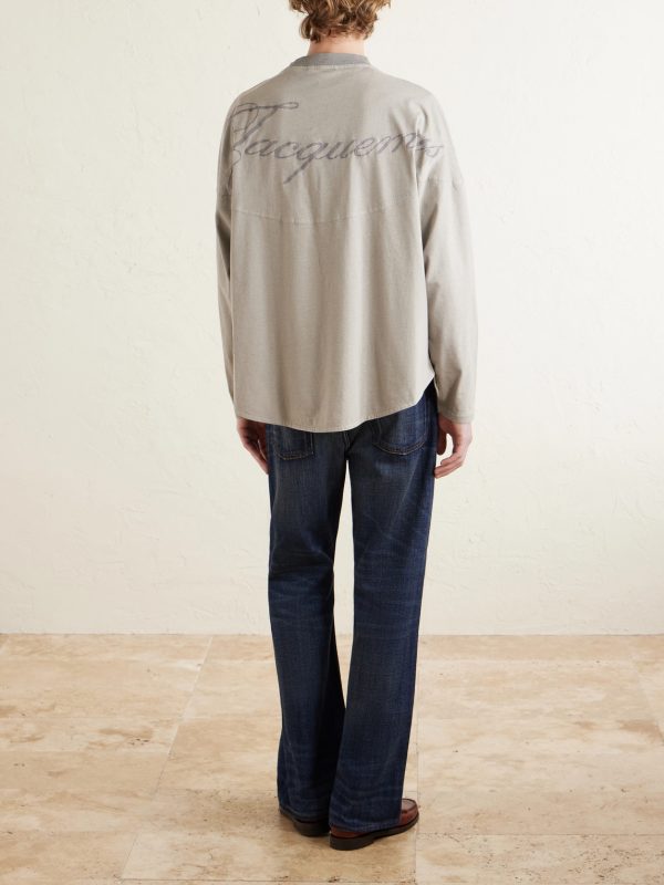 Paneled Cotton-Jersey T-Shirt - BK
