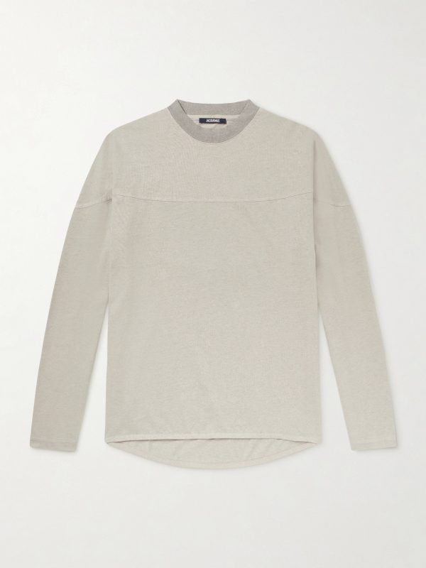 Paneled Cotton-Jersey T-Shirt