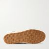 Les Tennis Leather-Trimmed Canvas Sneakers - E1