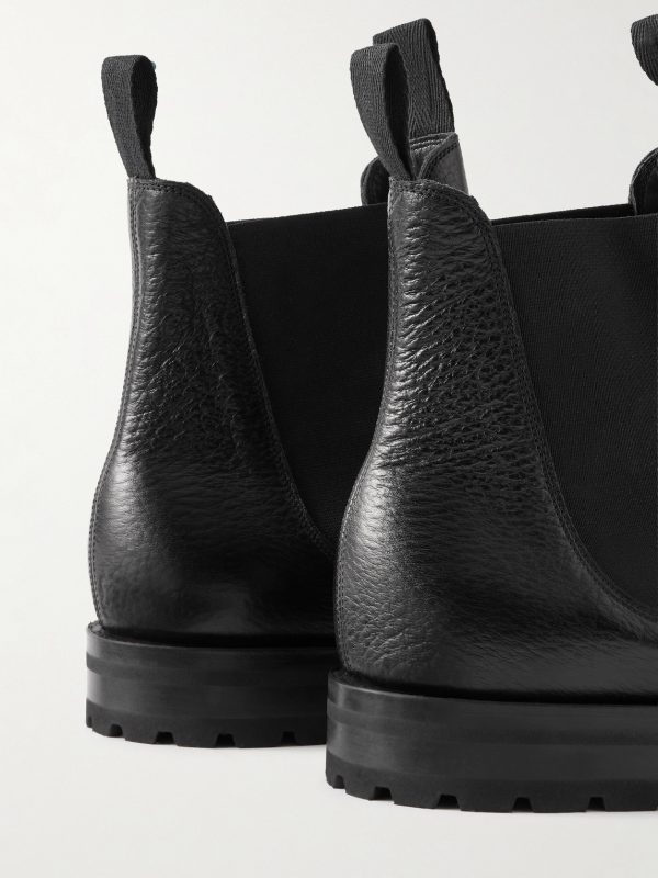 Newmarket Grained-Leather Chelsea Boots - CU Newmarket Grained-Leather Chelsea Boots - CU