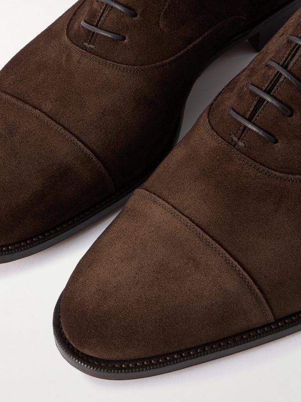 Chelsea Cap-Toe Suede Oxford Shoes - CU Chelsea Cap-Toe Suede Oxford Shoes - CU