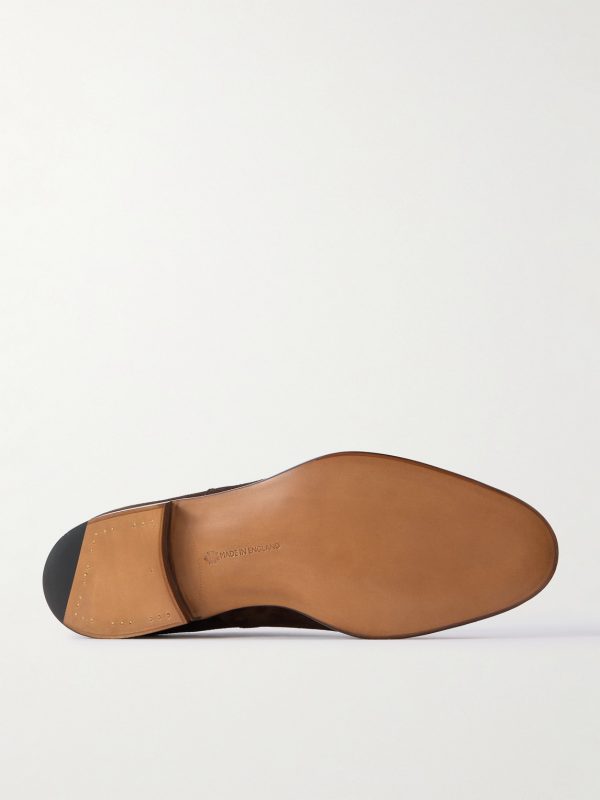 Chelsea Cap-Toe Suede Oxford Shoes - E1 Chelsea Cap-Toe Suede Oxford Shoes - E1