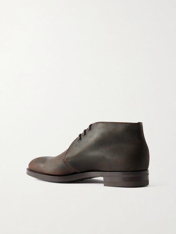 Lanark Waxed-Suede Desert Boots - BK Lanark Waxed-Suede Desert Boots - BK