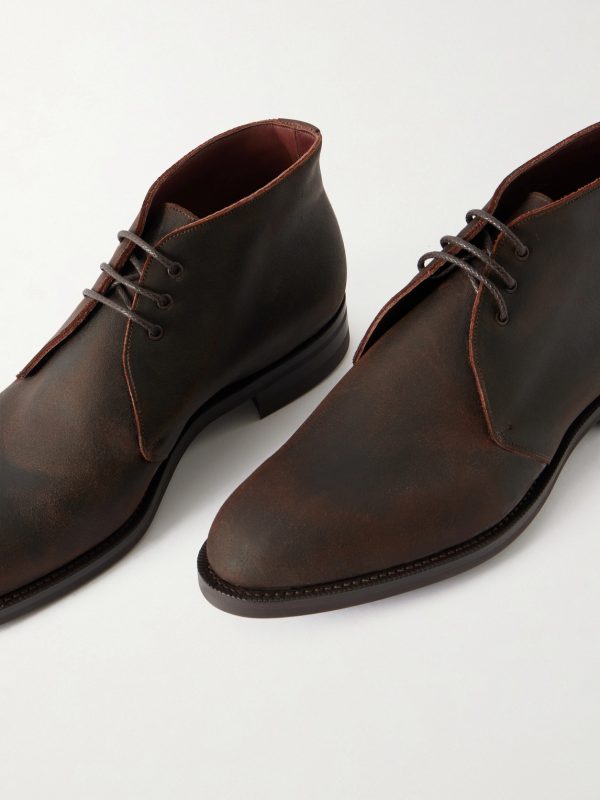 Lanark Waxed-Suede Desert Boots - CU Lanark Waxed-Suede Desert Boots - CU