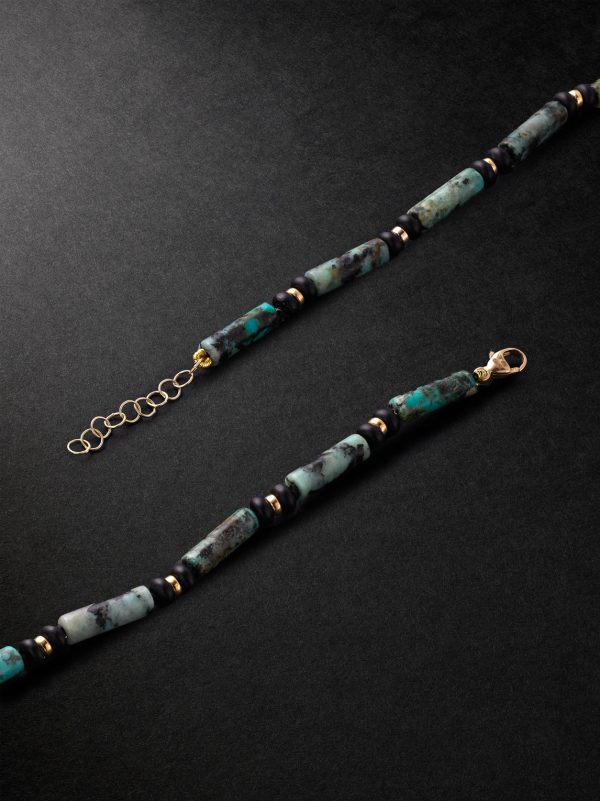 Gold Onyx Necklace - BK Gold Onyx Necklace - BK