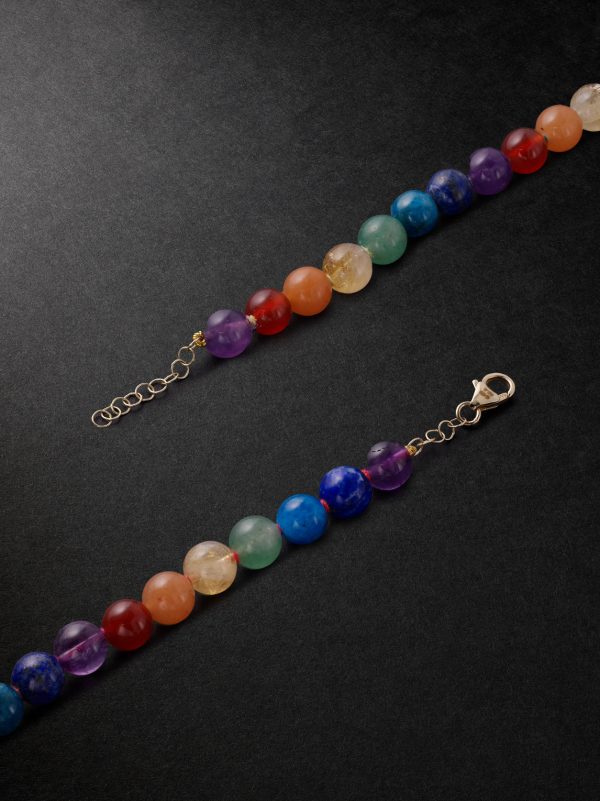 Gold Multi-Stone Necklace - BK Gold Multi-Stone Necklace - BK