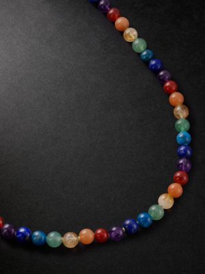 Gold Multi-Stone Necklace Gold Multi-Stone Necklace