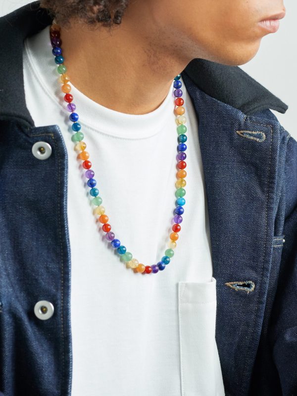 Gold Multi-Stone Necklace - OU Gold Multi-Stone Necklace - OU