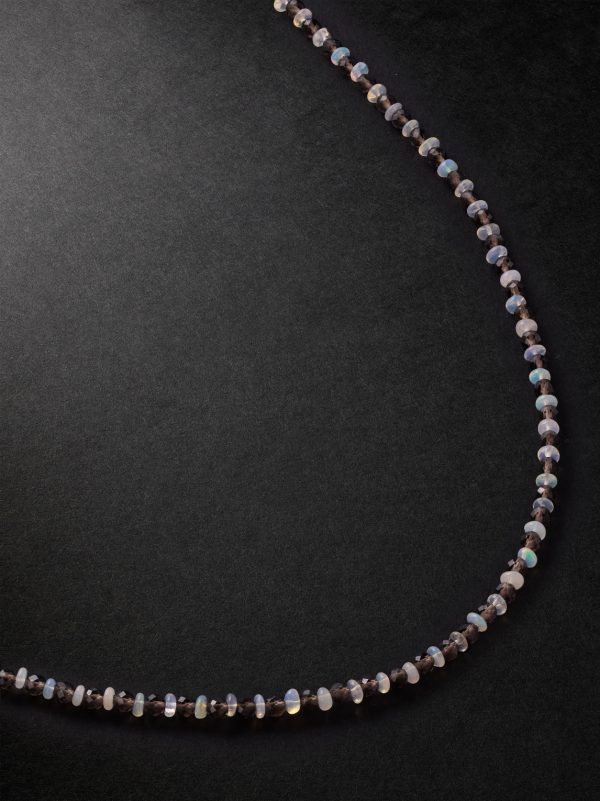 Gold, Opal and Quartz Necklace Gold, Opal and Quartz Necklace