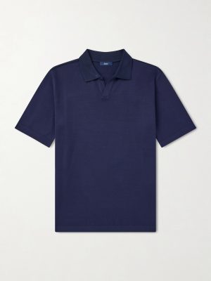 Open-Collar Cotton Polo Shirt Open-Collar Cotton Polo Shirt