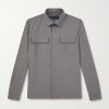 Wool-Blend Overshirt
