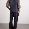 Reversible Quilted Down Gilet - BK Reversible Quilted Down Gilet - BK