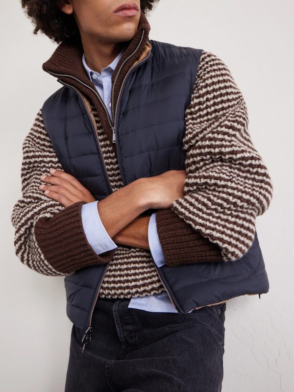 Reversible Quilted Down Gilet - CU Reversible Quilted Down Gilet - CU