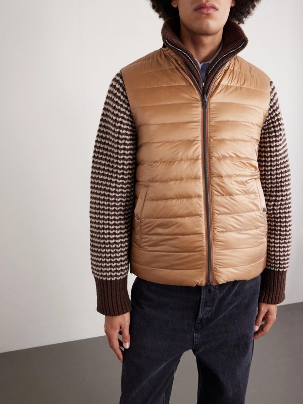 Reversible Quilted Down Gilet - E1 Reversible Quilted Down Gilet - E1