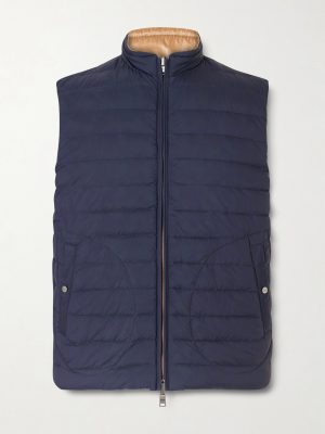 Reversible Quilted Down Gilet Reversible Quilted Down Gilet