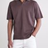 Open-Collar Cotton Polo Shirt - FR Open-Collar Cotton Polo Shirt - FR