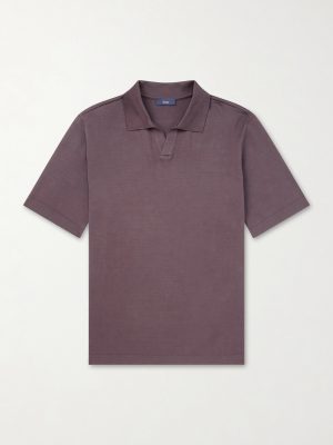 Open-Collar Cotton Polo Shirt Open-Collar Cotton Polo Shirt