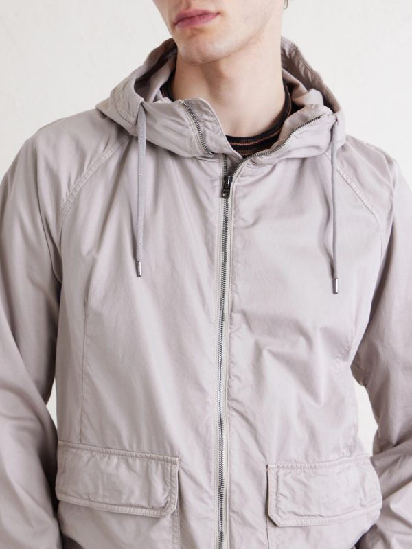 Cotton-Shell Hooded Jacket - CU