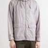Cotton-Shell Hooded Jacket - FR