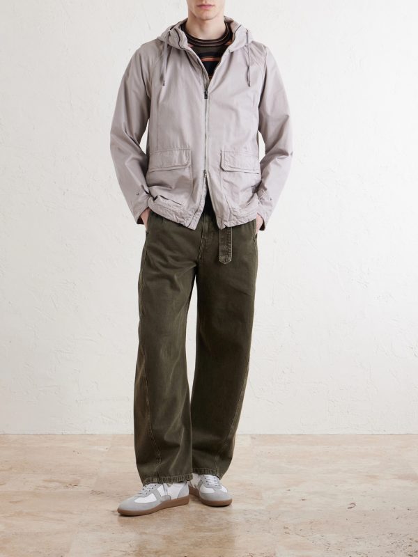 Cotton-Shell Hooded Jacket - OU