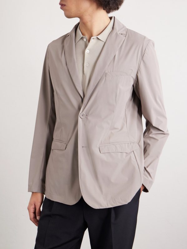 Slim-Fit Shell Blazer - FR