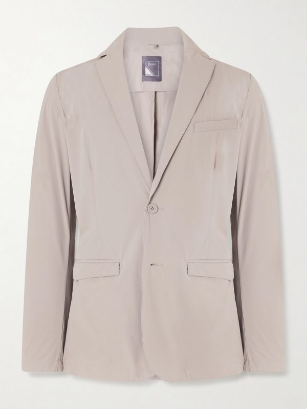 Slim-Fit Shell Blazer