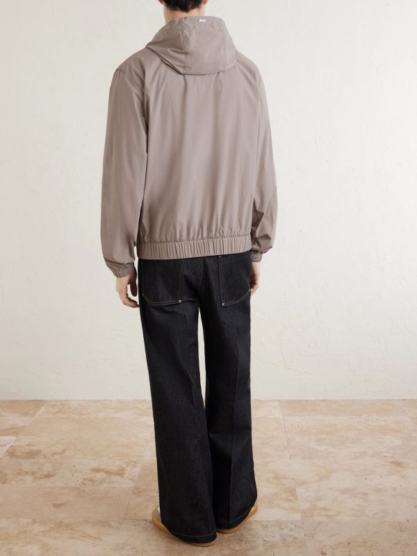 Hooded Shell Blouson Jacket - BK Hooded Shell Blouson Jacket - BK