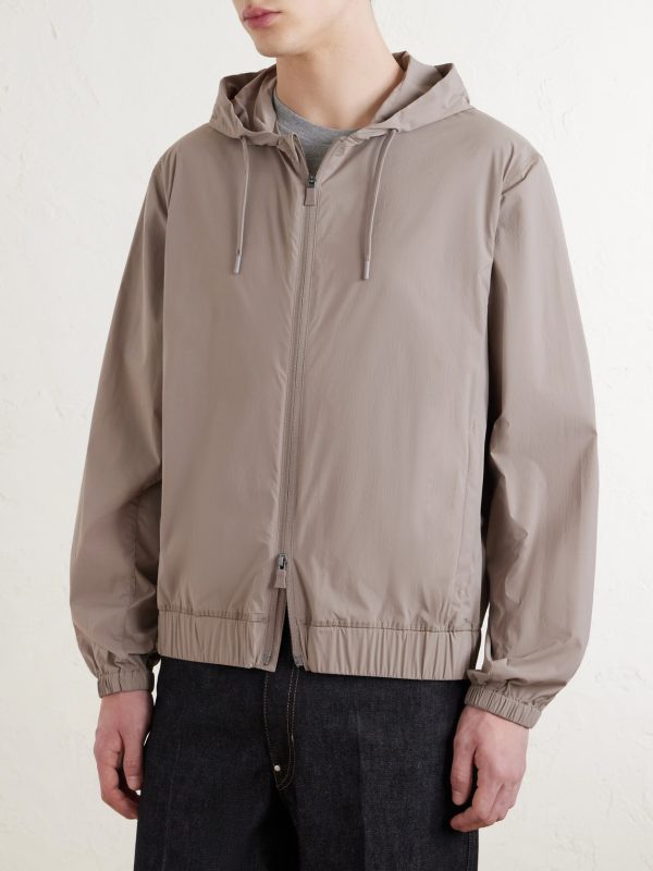 Hooded Shell Blouson Jacket - FR Hooded Shell Blouson Jacket - FR
