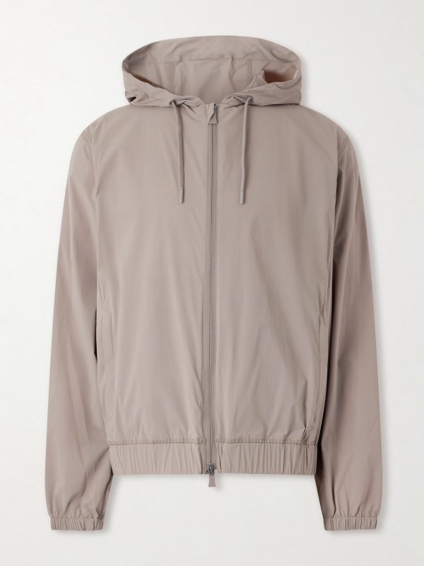 Hooded Shell Blouson Jacket Hooded Shell Blouson Jacket