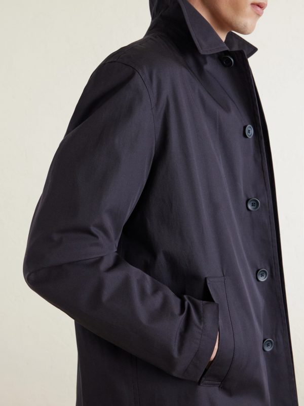 Cotton-Gabardine Car Coat - CU
