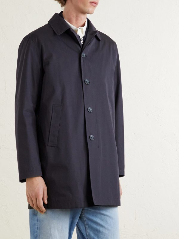 Cotton-Gabardine Car Coat - FR