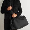 Norton Leather-Trimmed Canvas Weekend Bag - E2