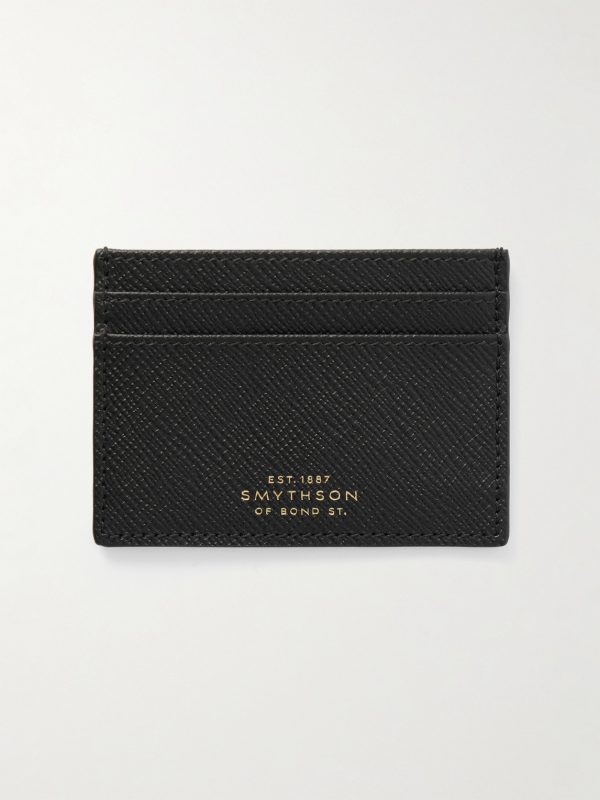 Panama Cross-Grain Leather Cardholder