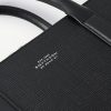 Panama Cross-Grain Leather Briefcase - CU