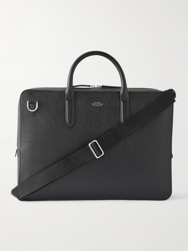 Panama Cross-Grain Leather Briefcase