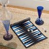 Cross-Grain Leather Backgammon Roll - OU