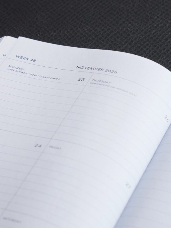 2026 Soho Panama Cross-Grain Leather Diary - CU 2026 Soho Panama Cross-Grain Leather Diary - CU