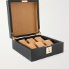 Mara Croc-Effect Leather Six-Piece Watch Box - E1 Mara Croc-Effect Leather Six-Piece Watch Box - E1