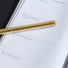 Panama Cross-Grain Leather 2026 Weekly Diary with Pencil - CU Panama Cross-Grain Leather 2026 Weekly Diary with Pencil - CU