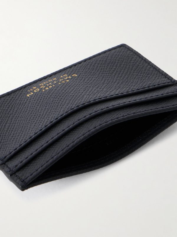 Panama Cross-Grain Leather Cardholder - E1