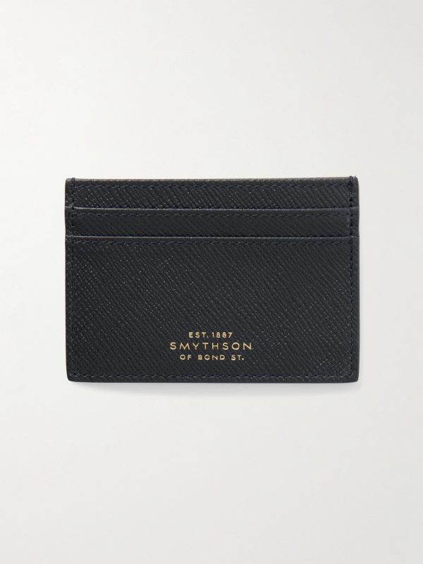 Panama Cross-Grain Leather Cardholder
