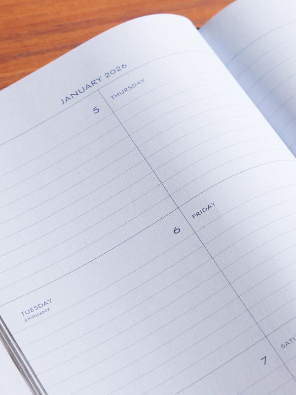 2026 Soho Panama Cross-Grain Leather Diary - CU